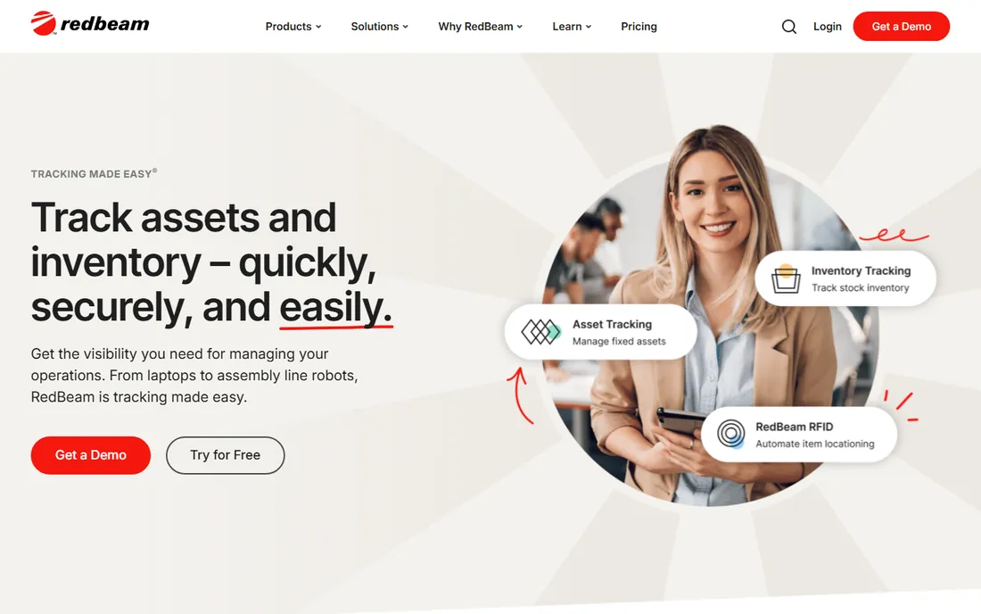 RedBeam homepage