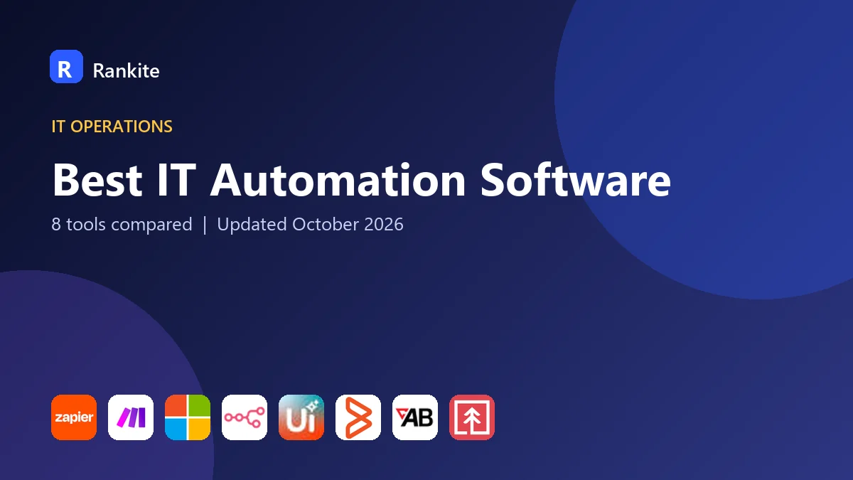 Best IT Automation Software in 2026: 8 Tools Compared