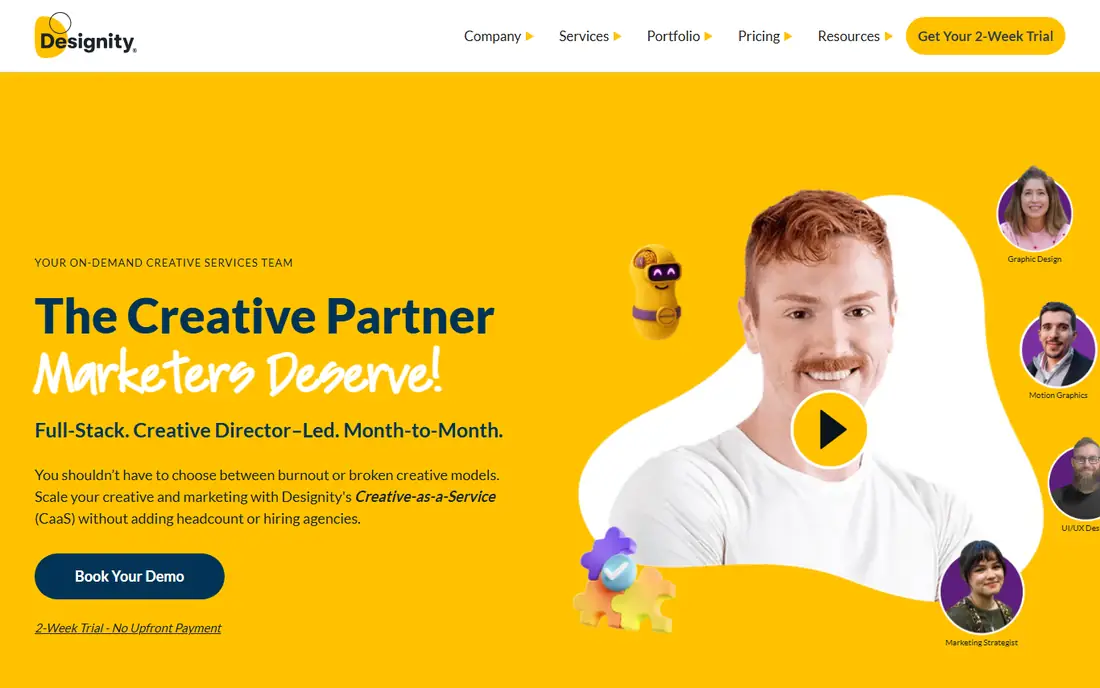 Designity homepage