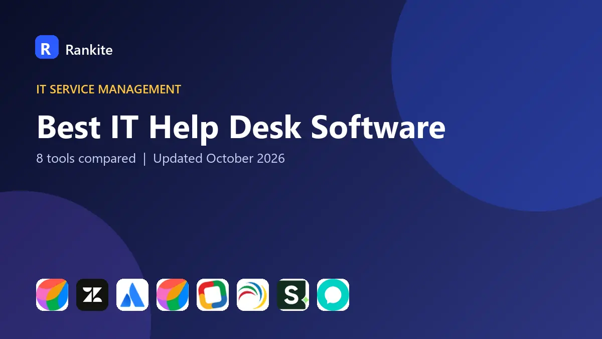 Best IT Help Desk Software in 2026: 8 Tools Compared