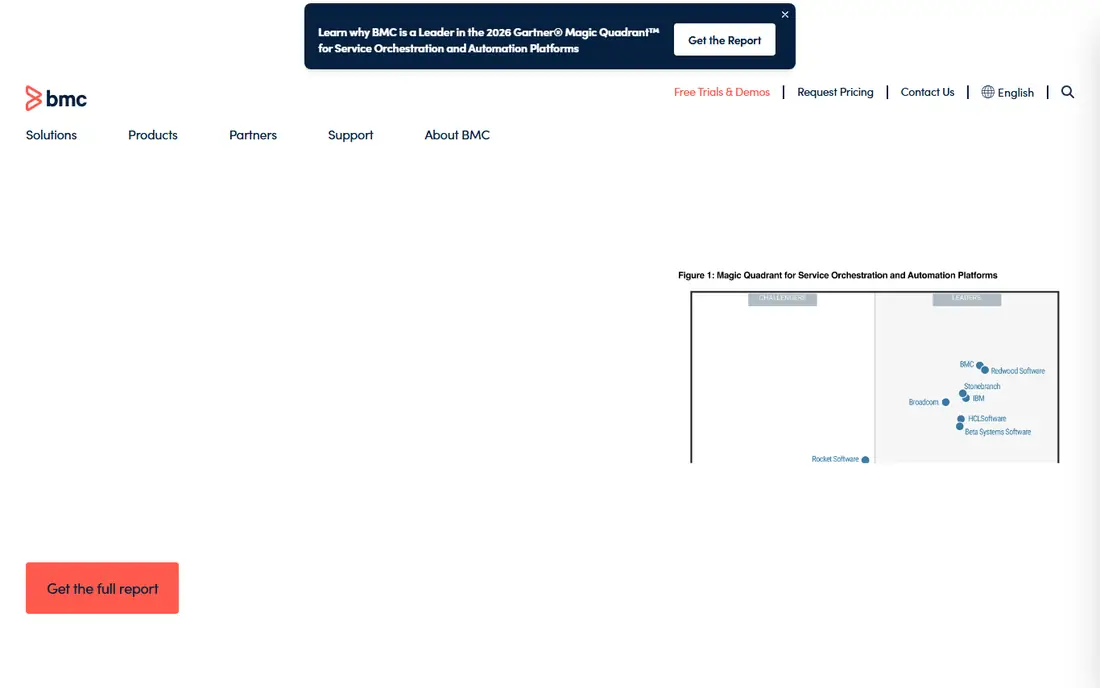 BMC Helix ITSM homepage
