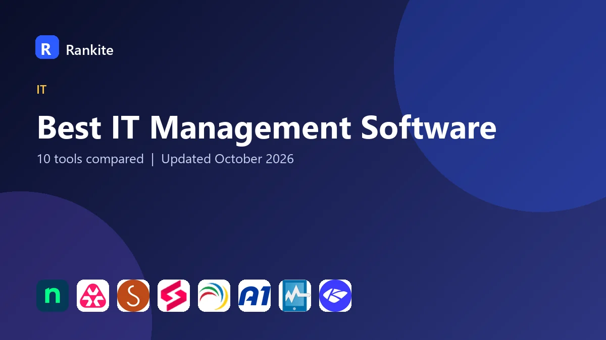 Best IT Management Software in 2026: 10 Tools Compared