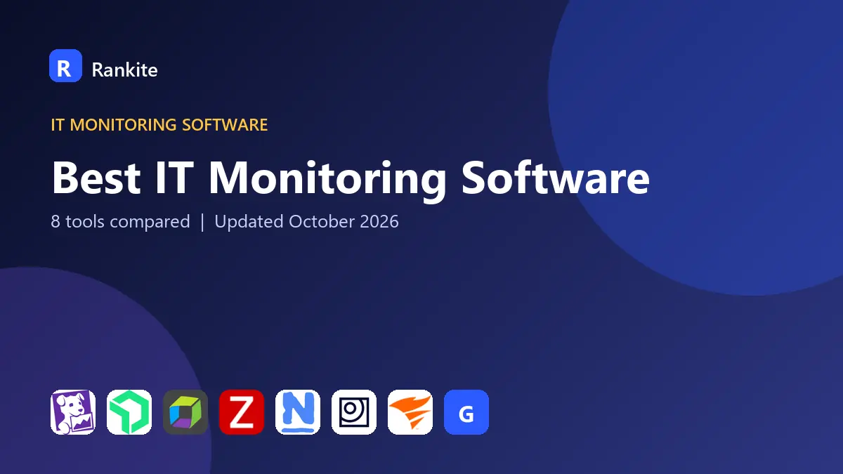Best IT Monitoring Software in 2026: 8 Tools Compared