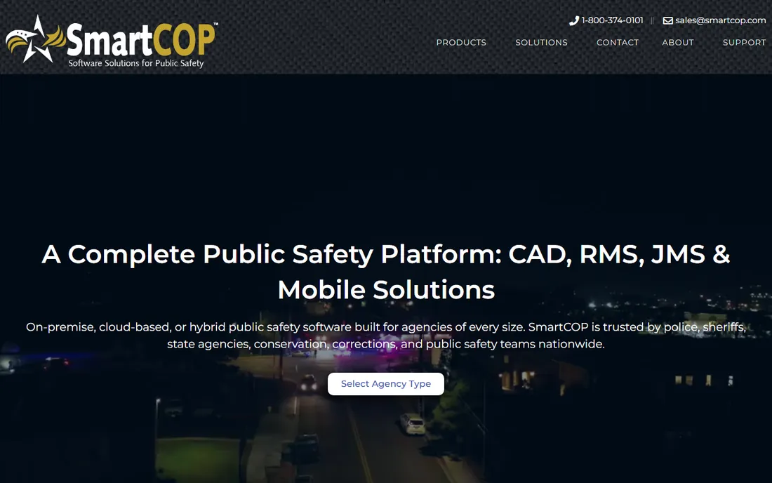 SmartCOP homepage