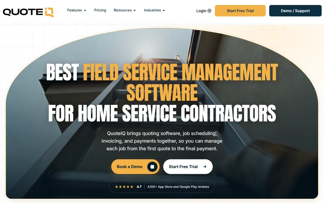 QuoteIQ homepage