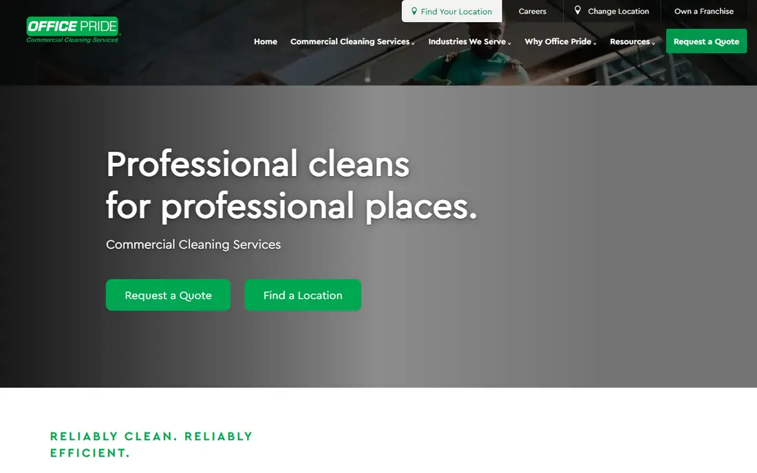 Office Pride homepage