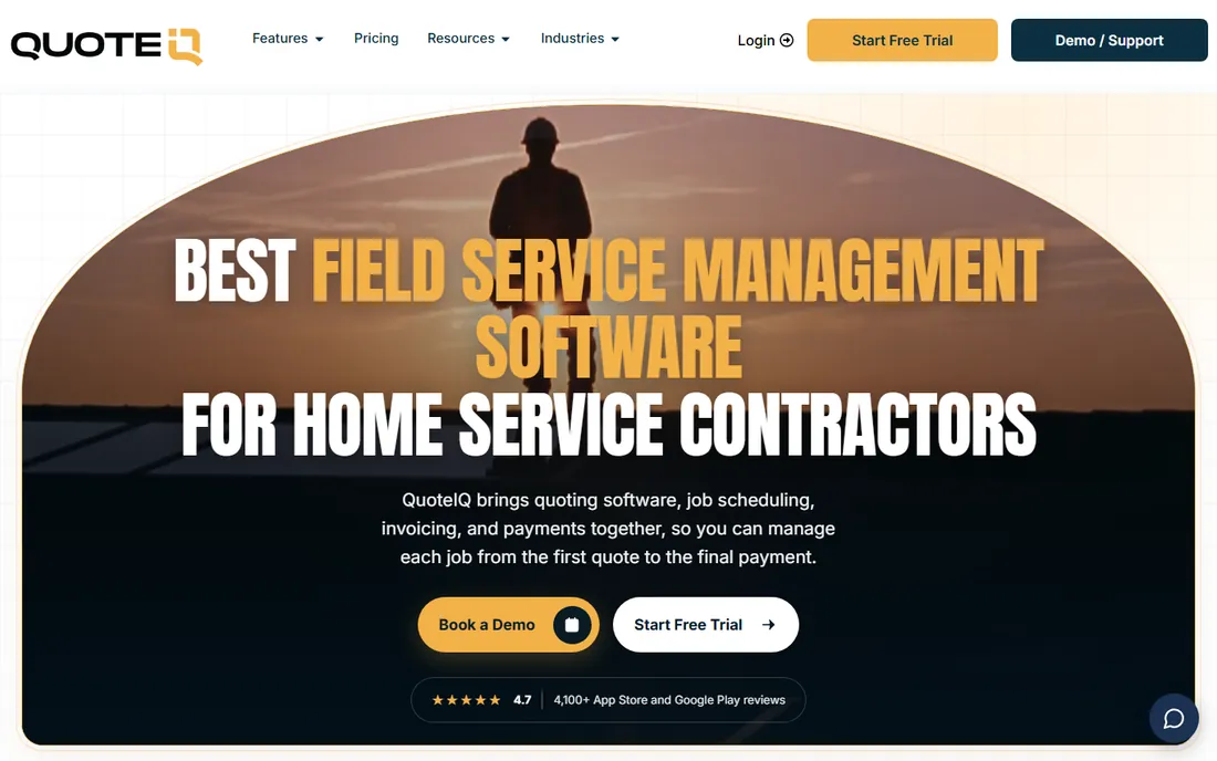 QuoteIQ homepage