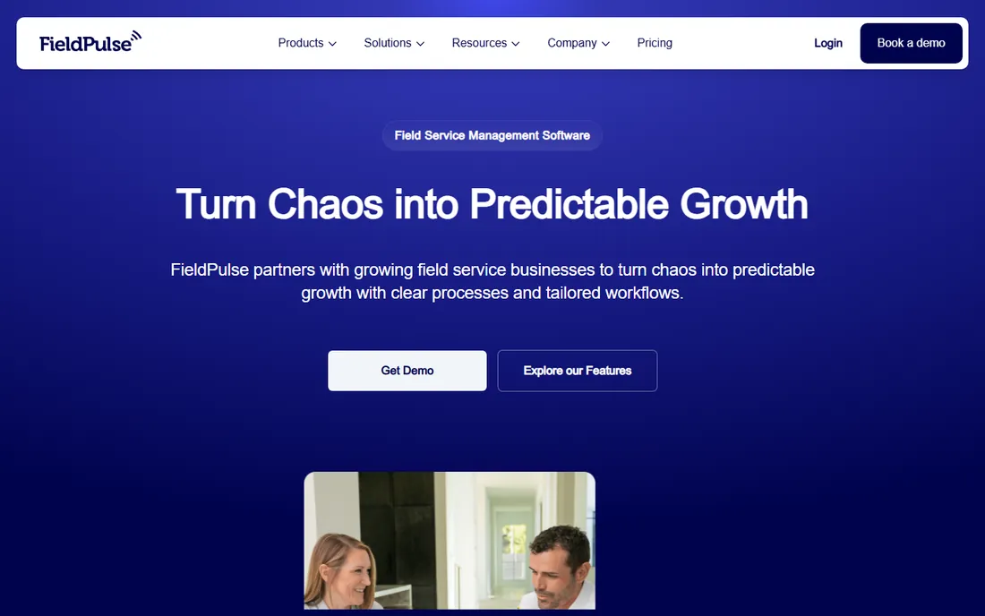 FieldPulse homepage
