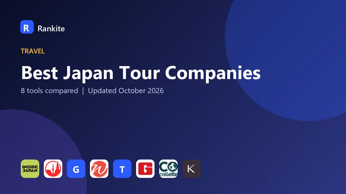Best Japan Tour Companies in 2026: 8 Companies Compared