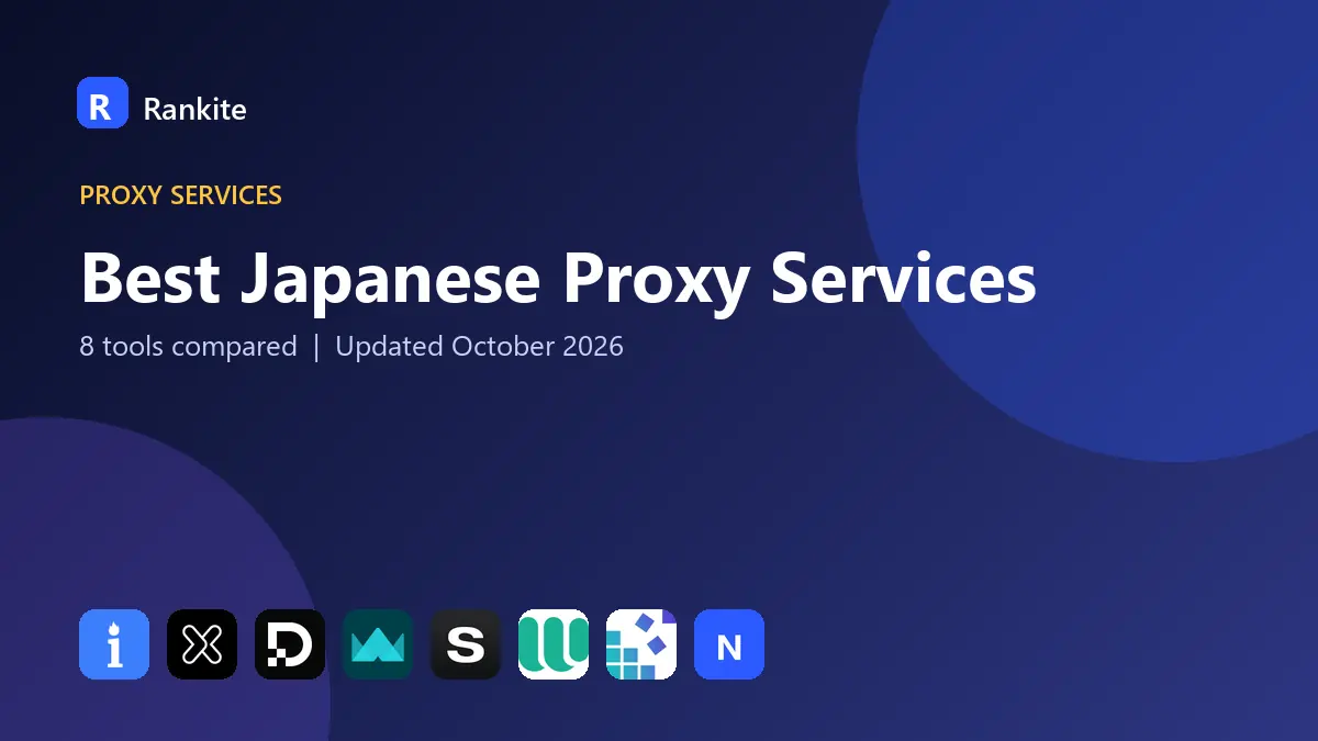 Best Japanese Proxy Services in 2026: 8 Providers Compared
