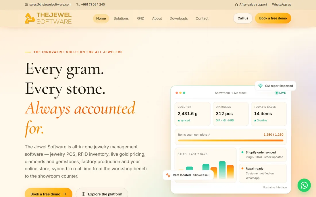 The Jewel Software homepage
