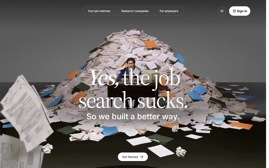 Glassdoor homepage