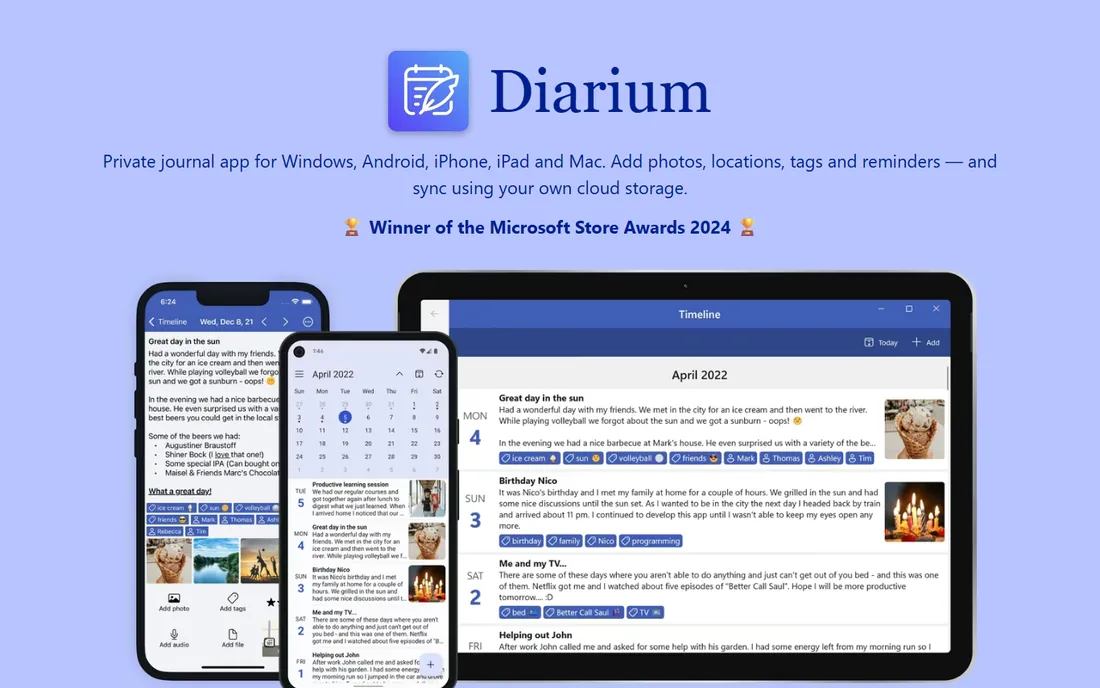 Diarium homepage