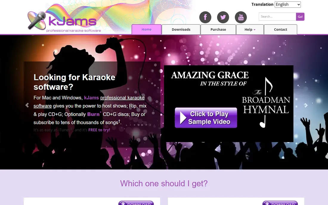 KJams NightClub homepage