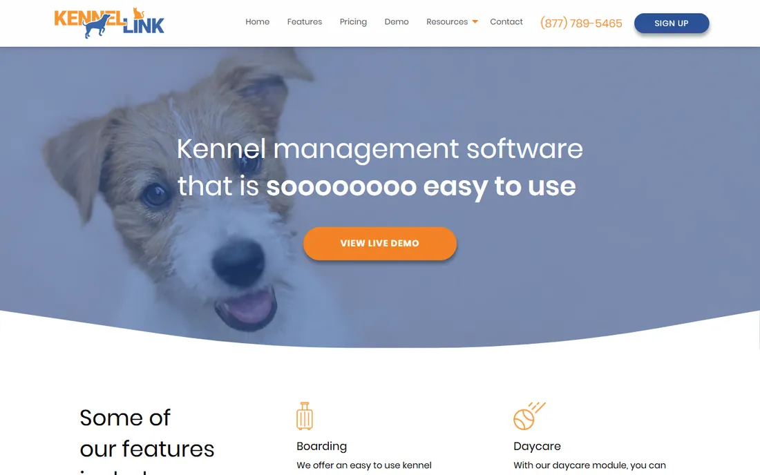 Kennel Link homepage