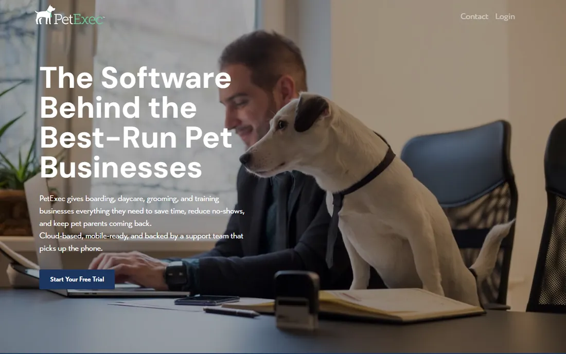PetExec homepage