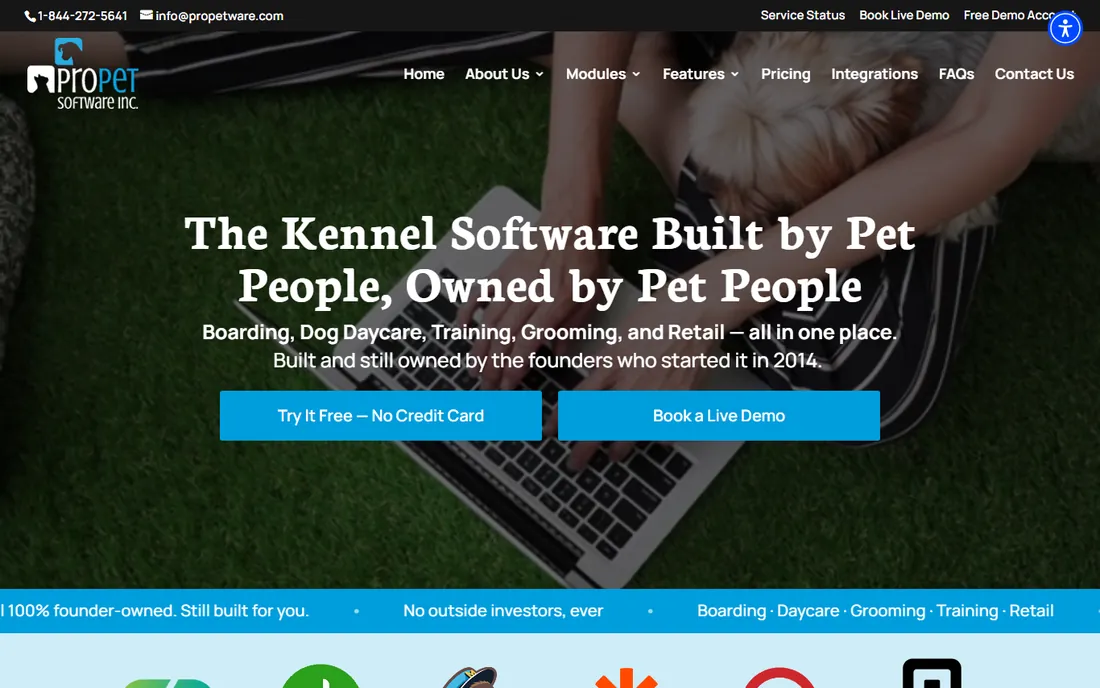 ProPet Software homepage