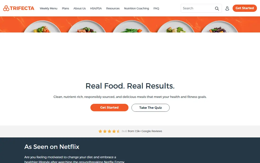Trifecta homepage