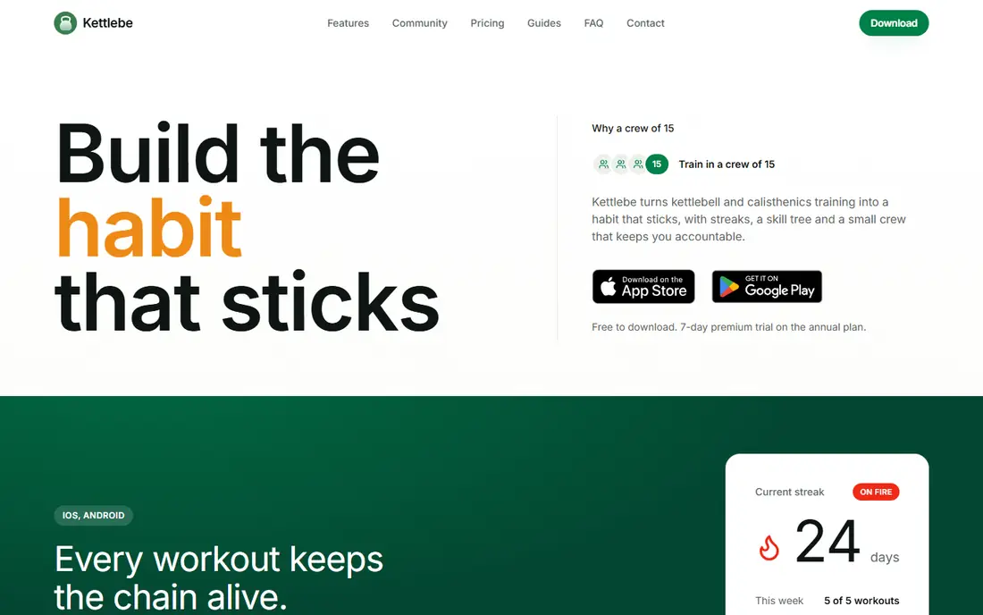 Kettlebe homepage