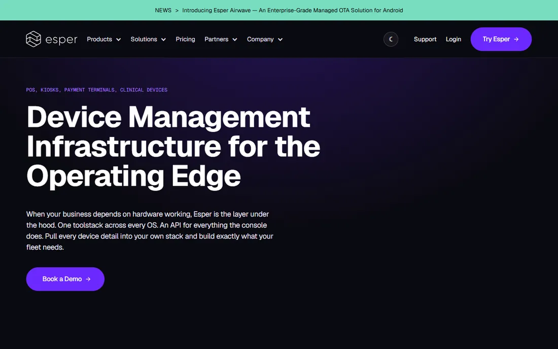 Esper homepage