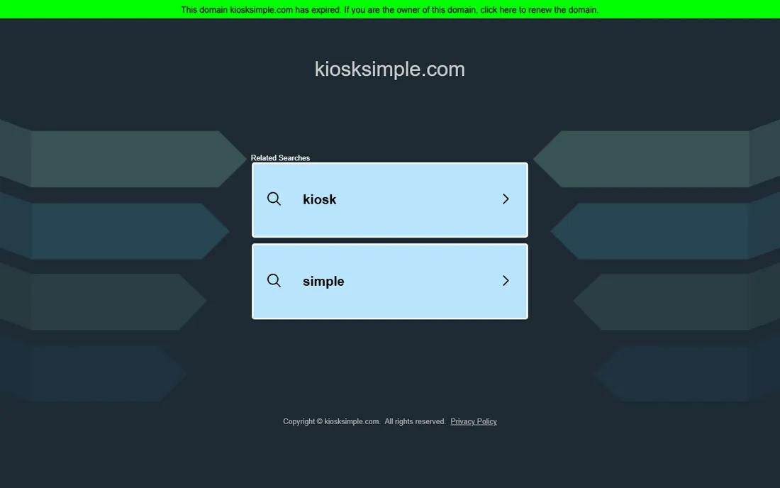 KioskSimple homepage