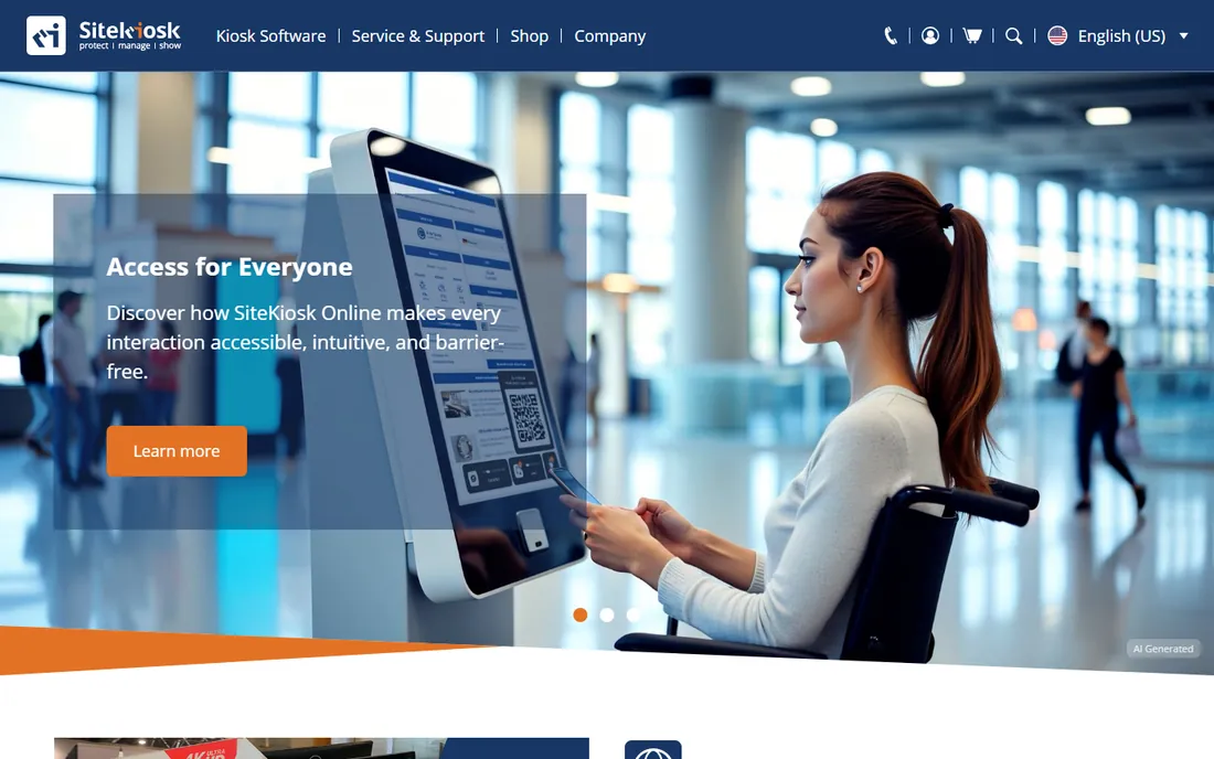 SiteKiosk homepage
