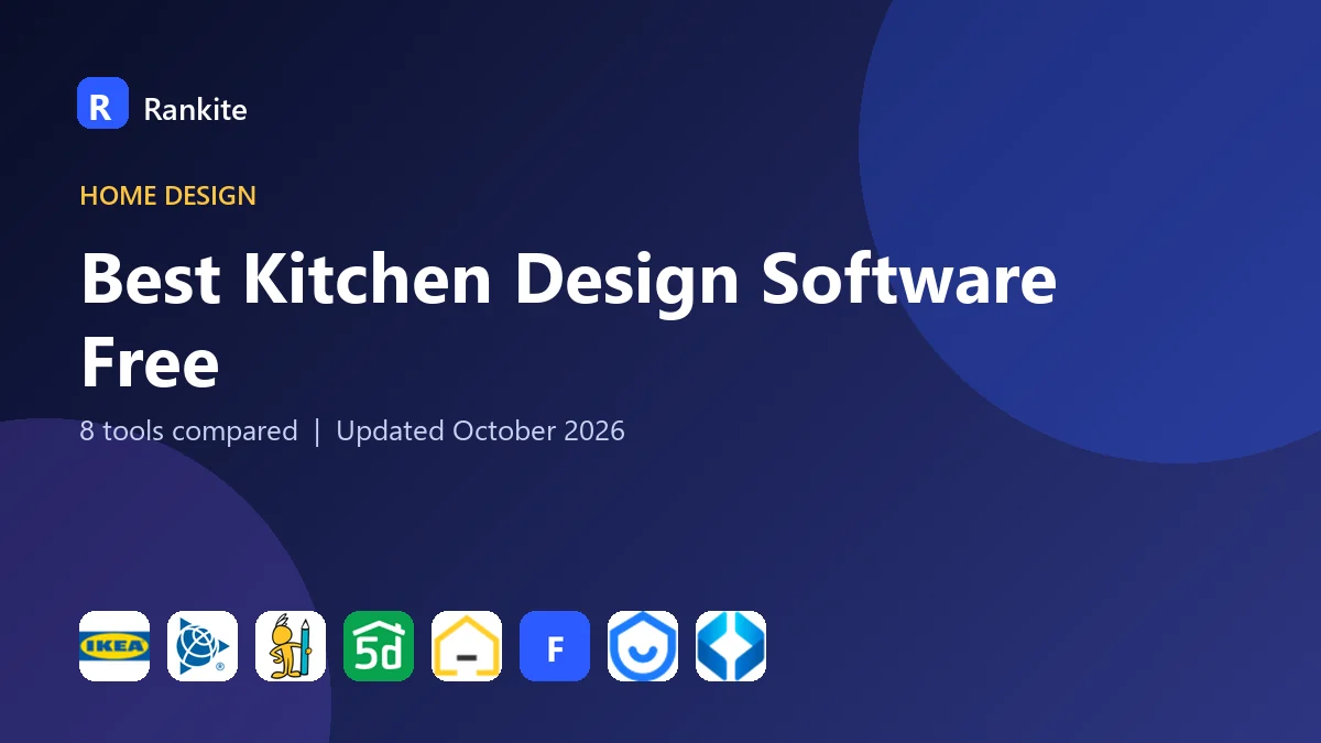 Best Kitchen Design Software Free in 2026: 8 Tools Compared