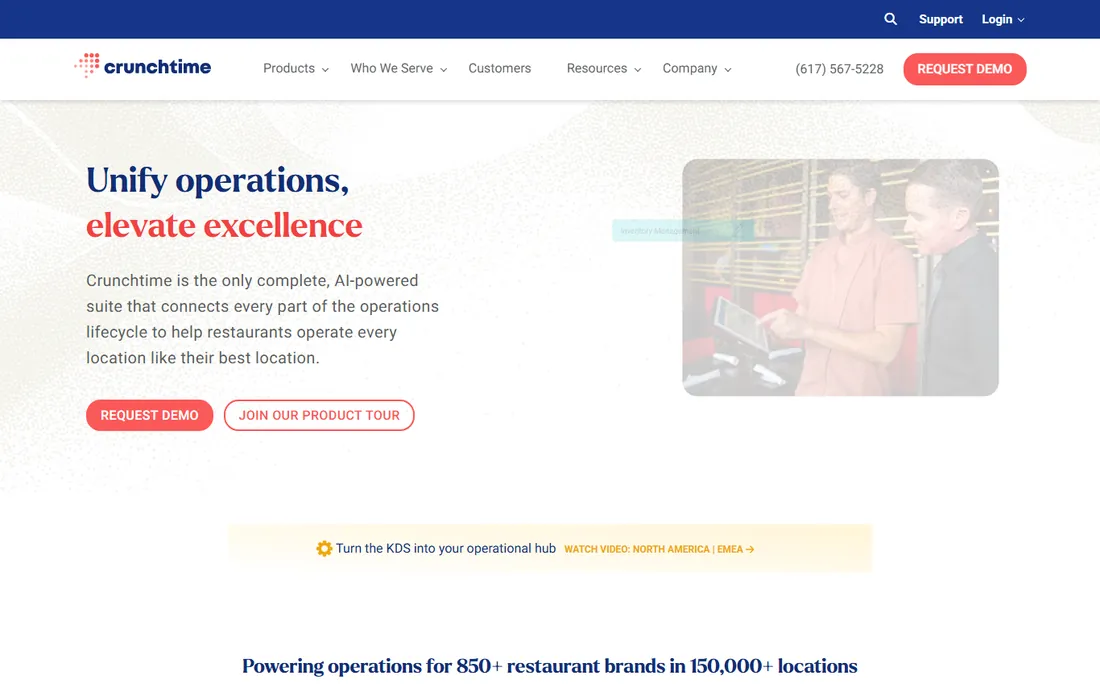 CrunchTime homepage