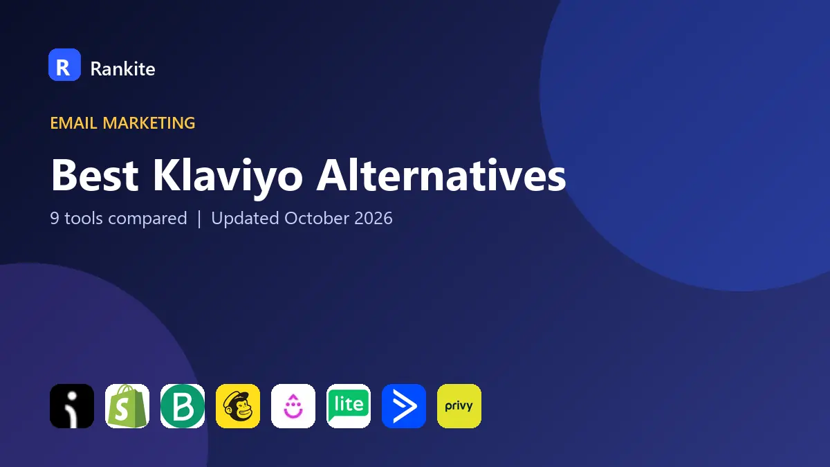 Best Klaviyo Alternatives in 2026: 9 Tools Compared