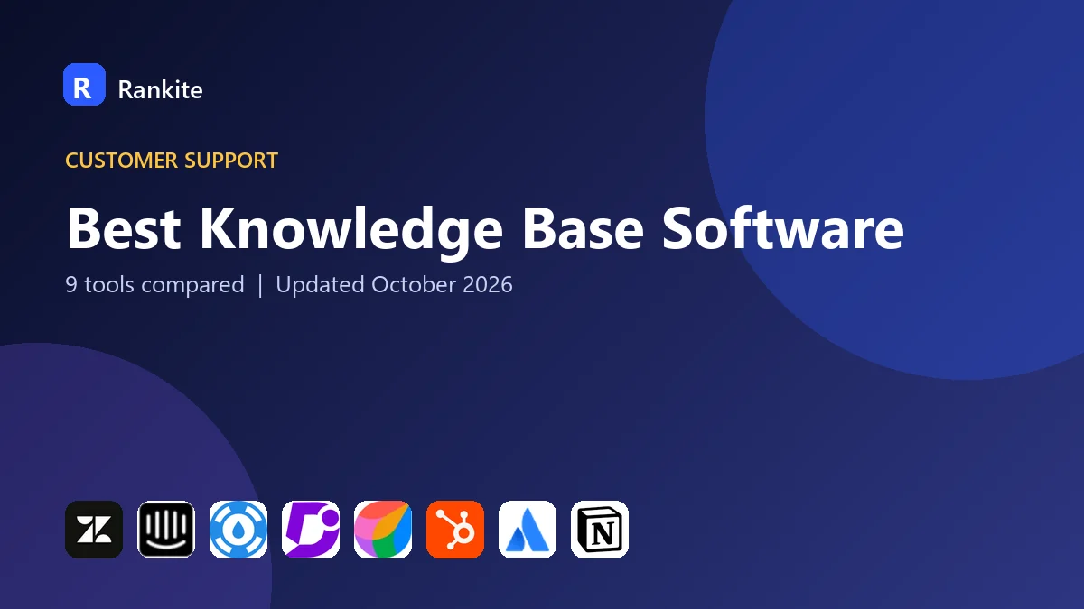 Best Knowledge Base Software in 2026: 9 Tools Compared
