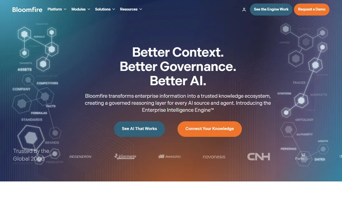 Bloomfire homepage
