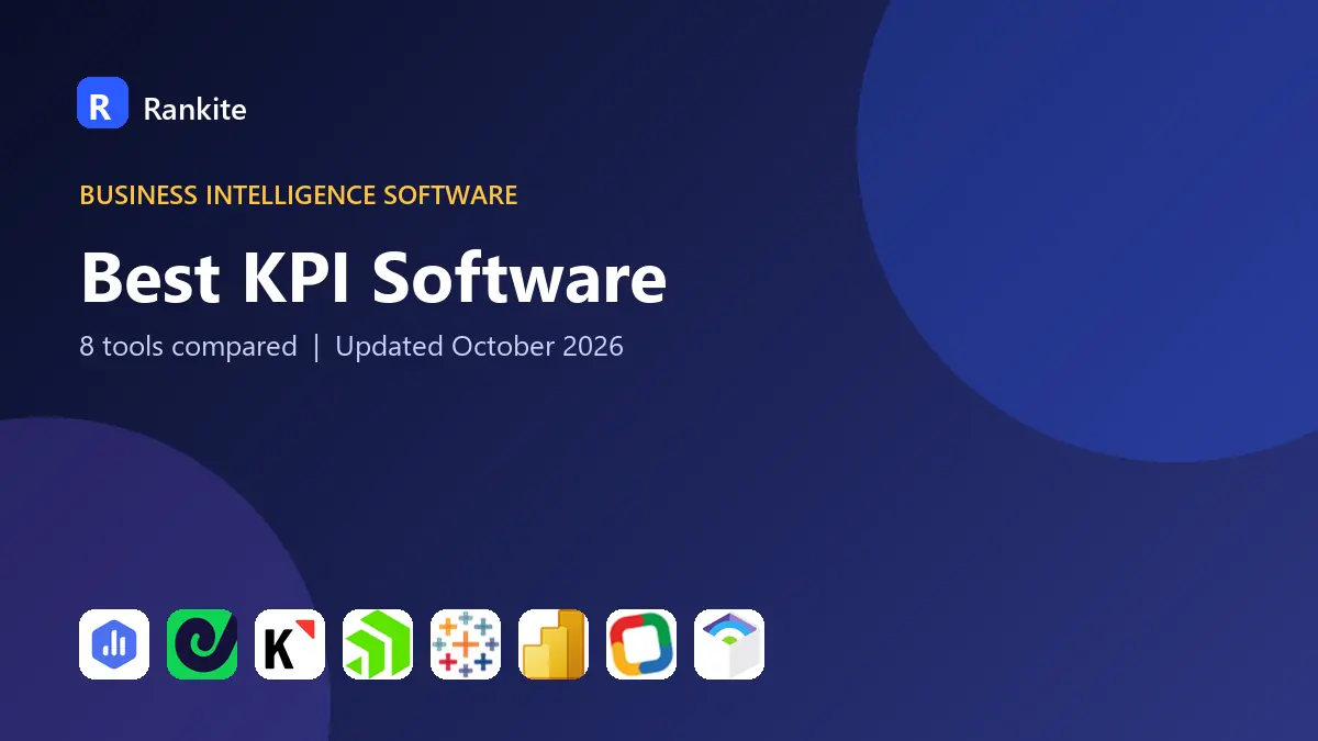 Best KPI Software in 2026: 8 Tools Compared