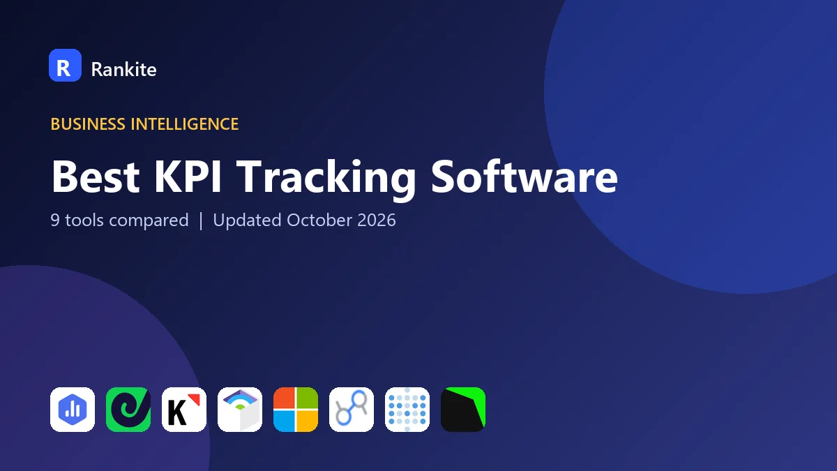 Best KPI Tracking Software in 2026: 9 Tools Compared