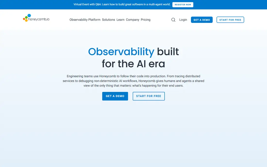 Honeycomb homepage