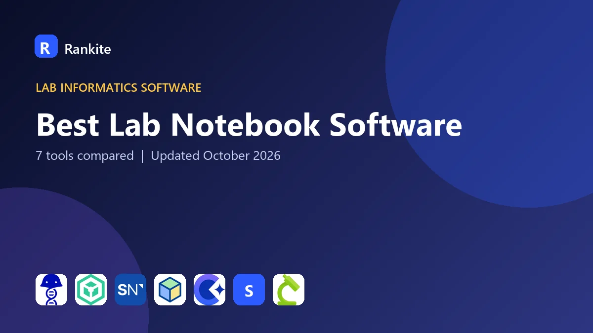Best Lab Notebook Software: 7 Tools Compared