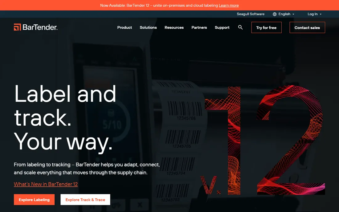 BarTender homepage