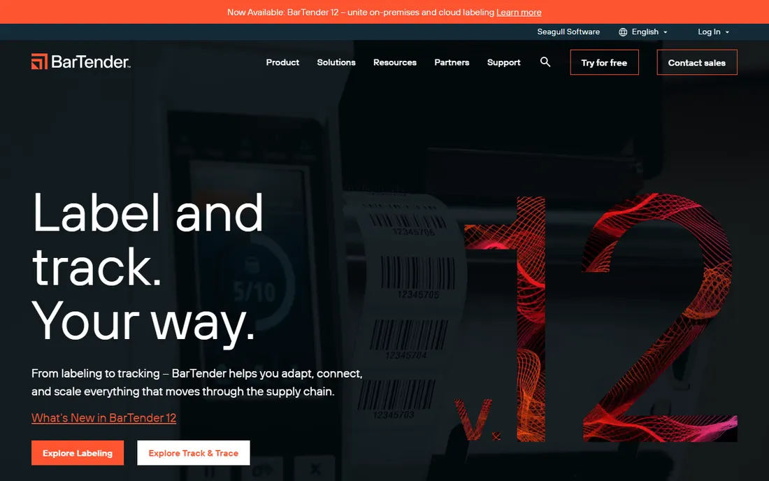 BarTender homepage