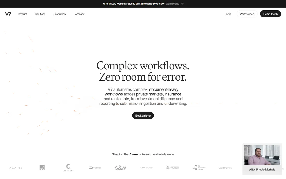V7 homepage