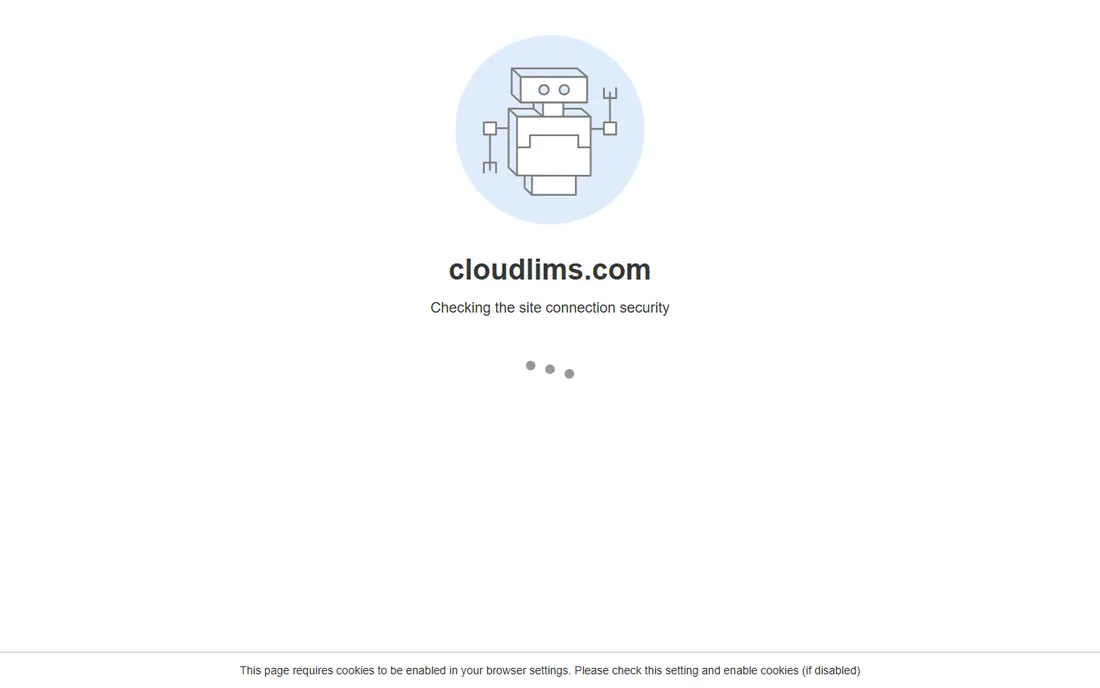 CloudLIMS homepage