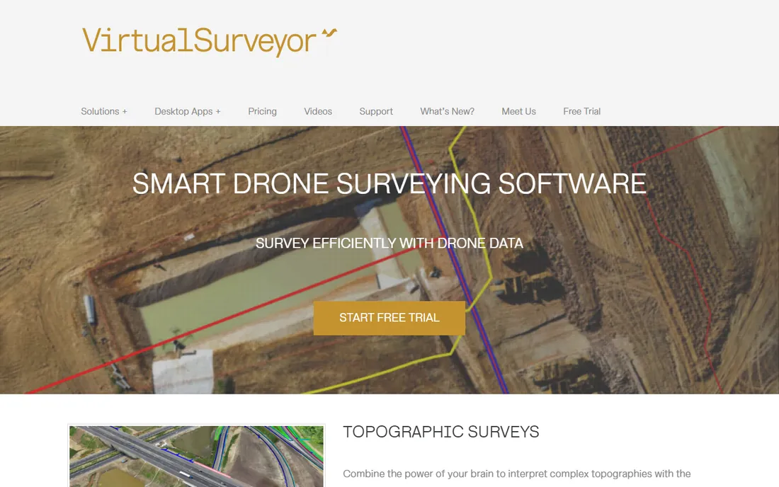 Virtual Surveyor homepage