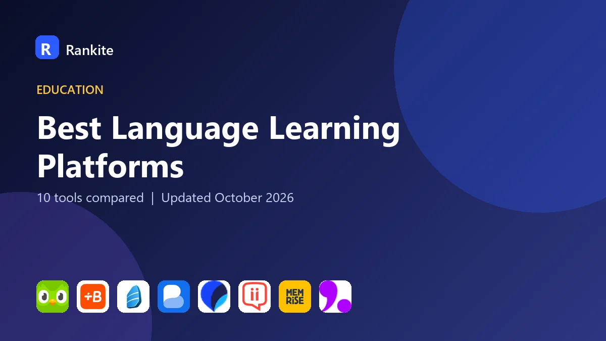 Best Language Learning Platforms in 2026: 10 Tools Compared