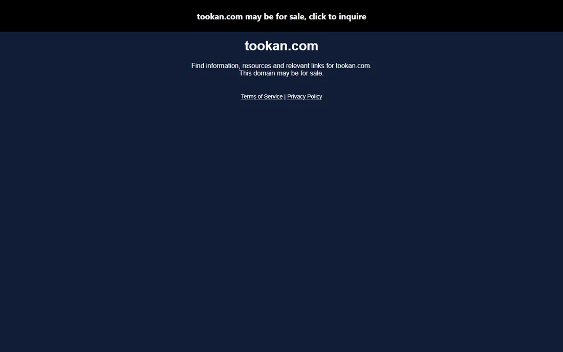 Tookan homepage