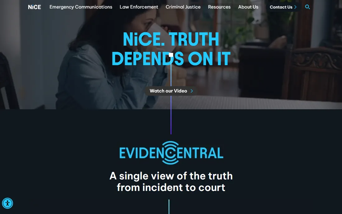 NiCE Public Safety homepage