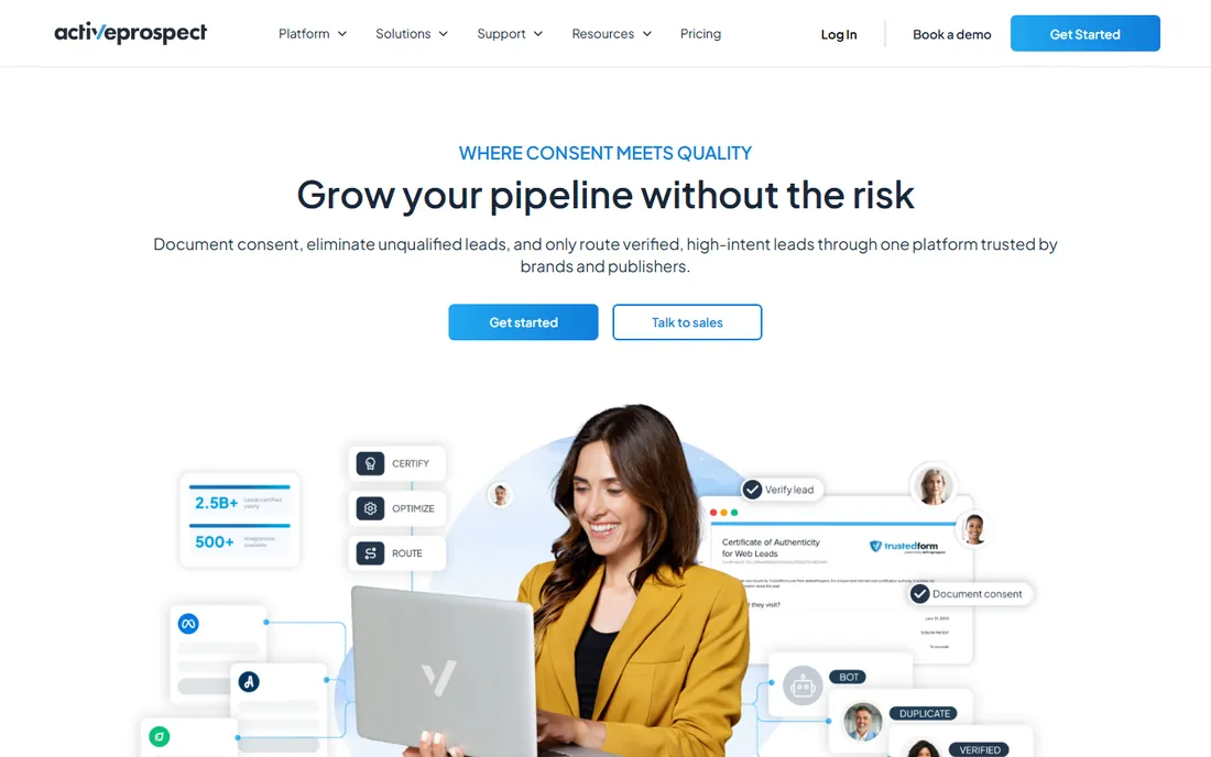 ActiveProspect homepage