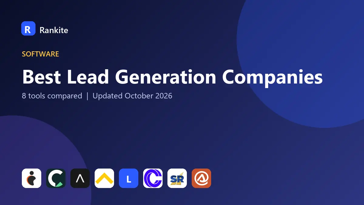 Best Lead Generation Companies in 2026: 8 Services Compared