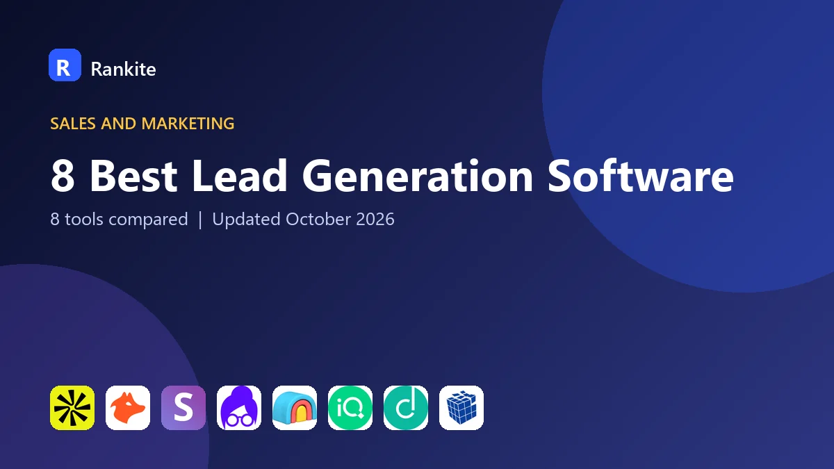 8 Best Lead Generation Software: 8 Tools Compared