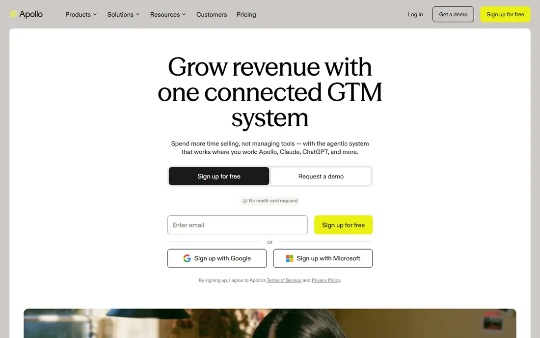 Apollo homepage