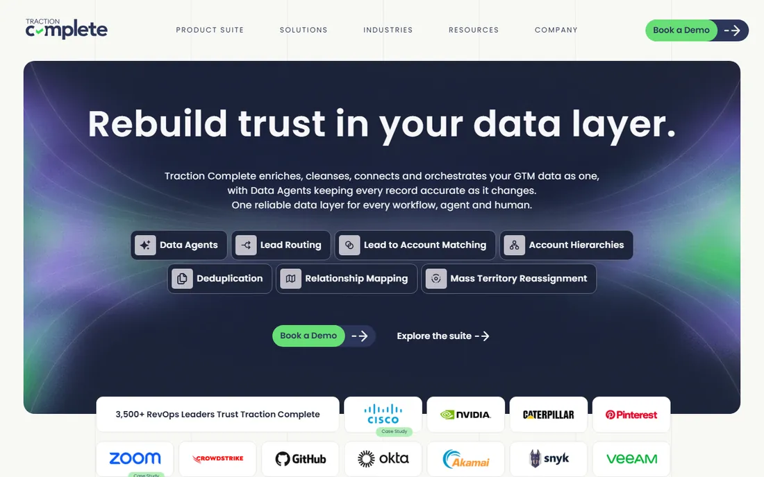 Traction Complete homepage