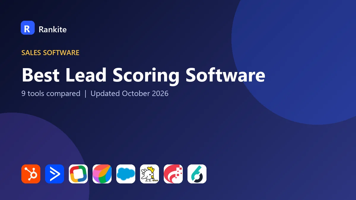 Best Lead Scoring Software in 2026: 9 Tools Compared