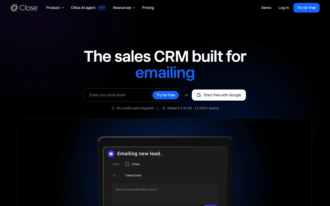 Close homepage